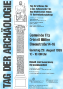 Plakat Tag der Archäologie 1999